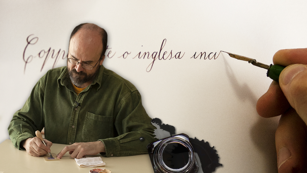 El oficio del calígrafo. Elaboración de la tinta, técnicas de escritura y tipos de papel