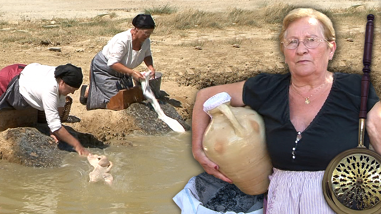 La mujer rural y sus duras labores de antaño: colada, coger agua, jabón casero y tareas del hogar