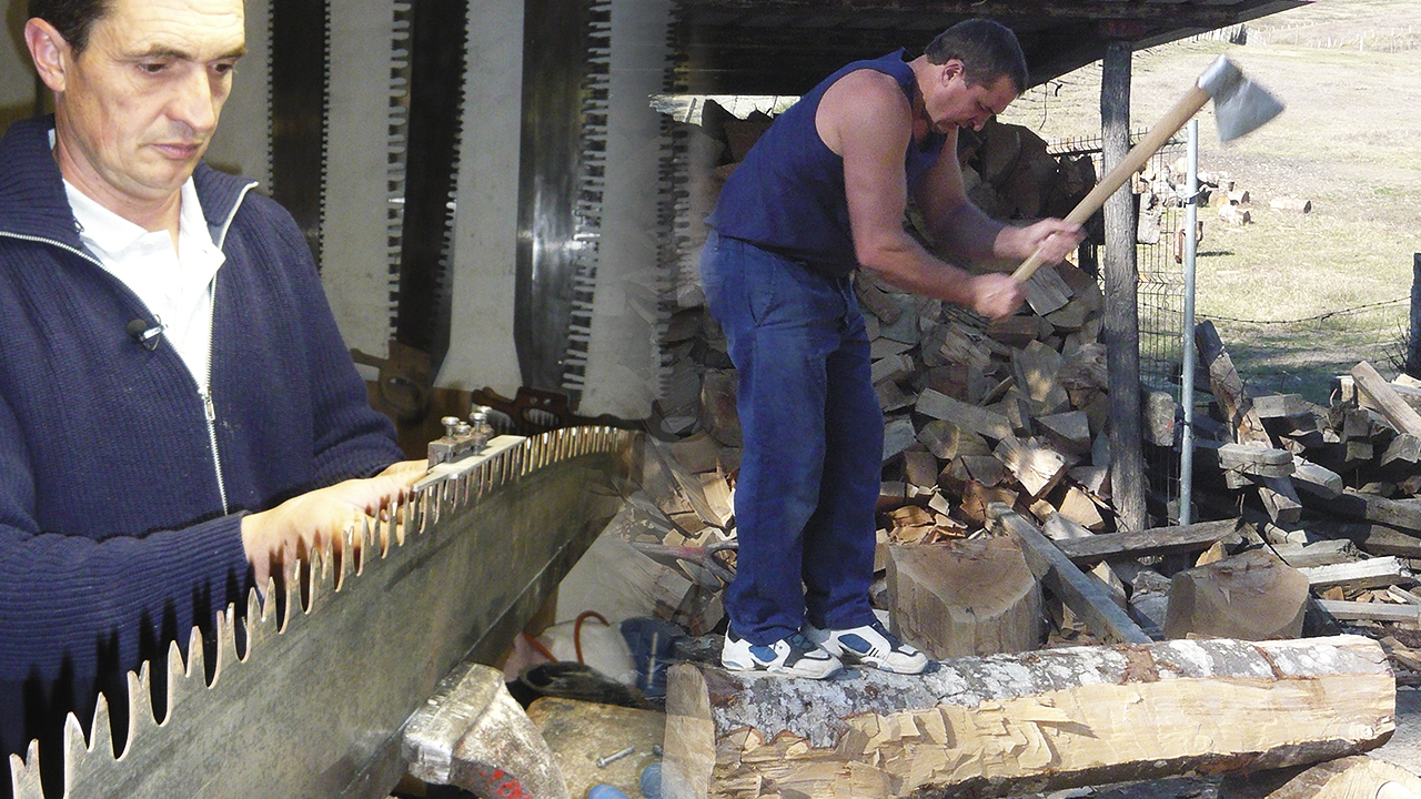 Los cortadores de madera. Técnicas tradicionales del corte y transformación de madera
