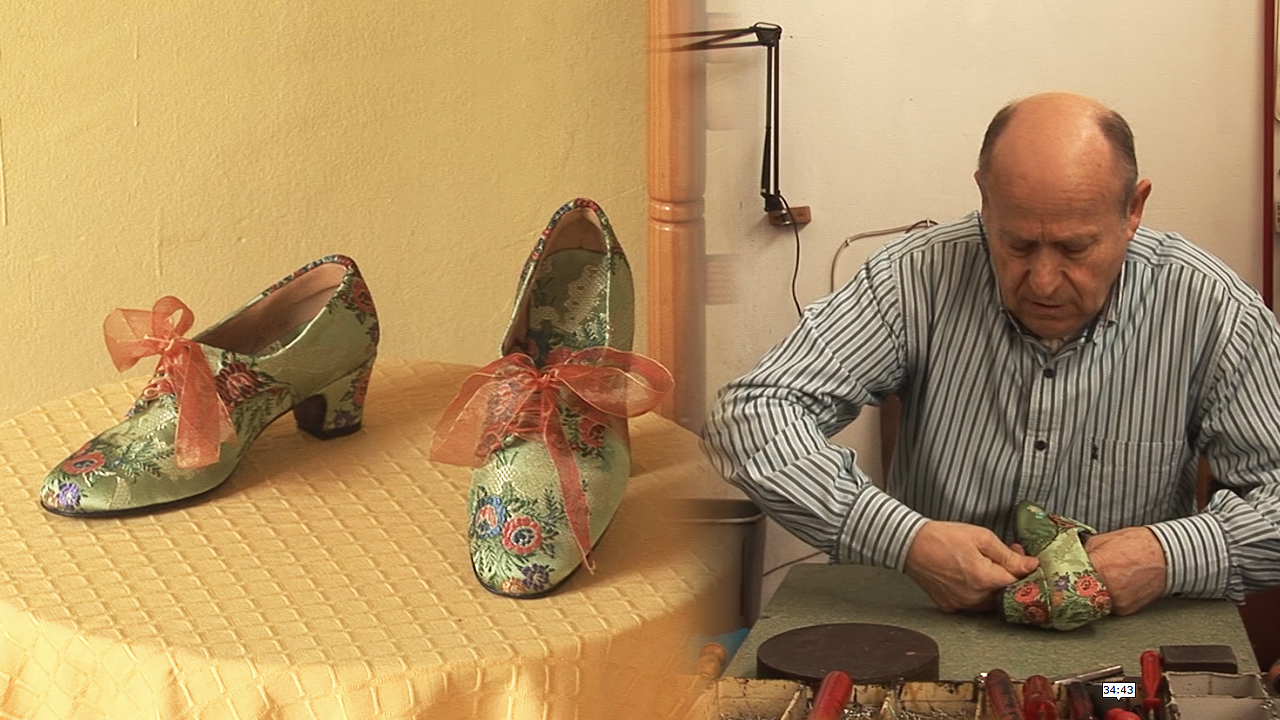 El zapatero remendón. Fabricación artesanal de zapatos a medida por un experto
