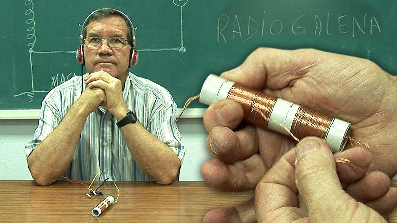 Radio casera sin electricidad. Fabricación a mano de la radio galena y su curioso funcionamiento