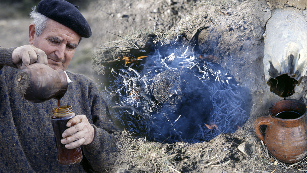 El aceite de enebro. Extracción tradicional con cántaro y su uso como remedio curativo