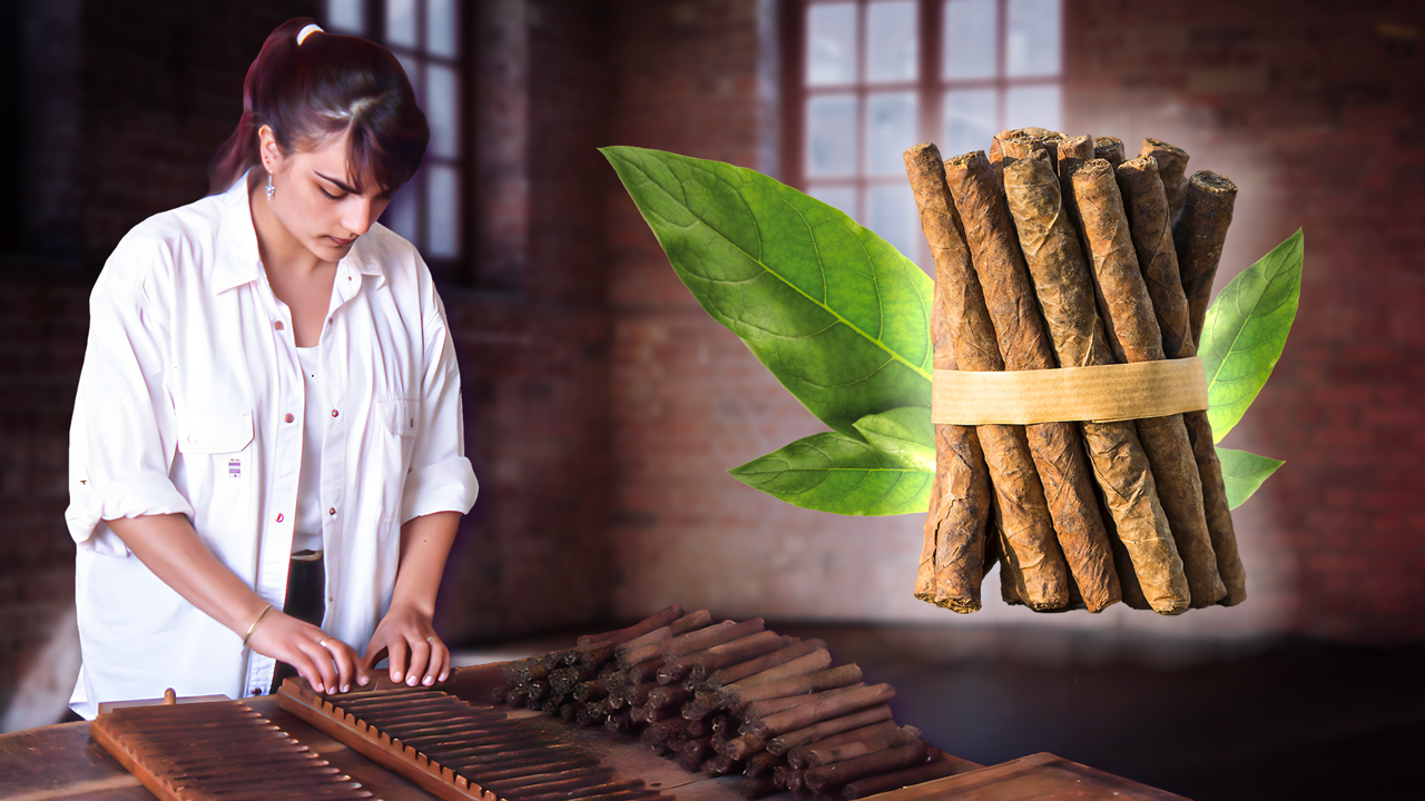 Puros artesanales. Cultivo, secado de la planta y elaboración manual del tabaco